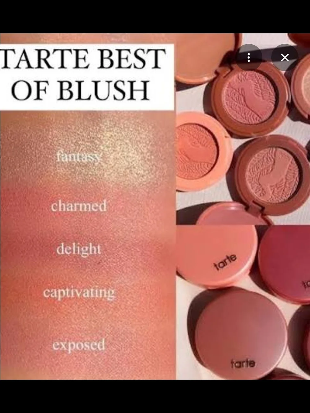 Tarte 12-Hour Amazonian Clay Blush NEW! 🌸 Shade: Charmed